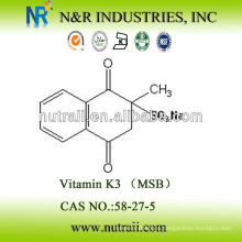 Sourcing confiable Vitamina K3 96% MSB 58-27-5